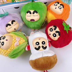 trendytoybox-CRAYON-SHIN-CHAN-Vegetable-Vinyl-Face-Plush