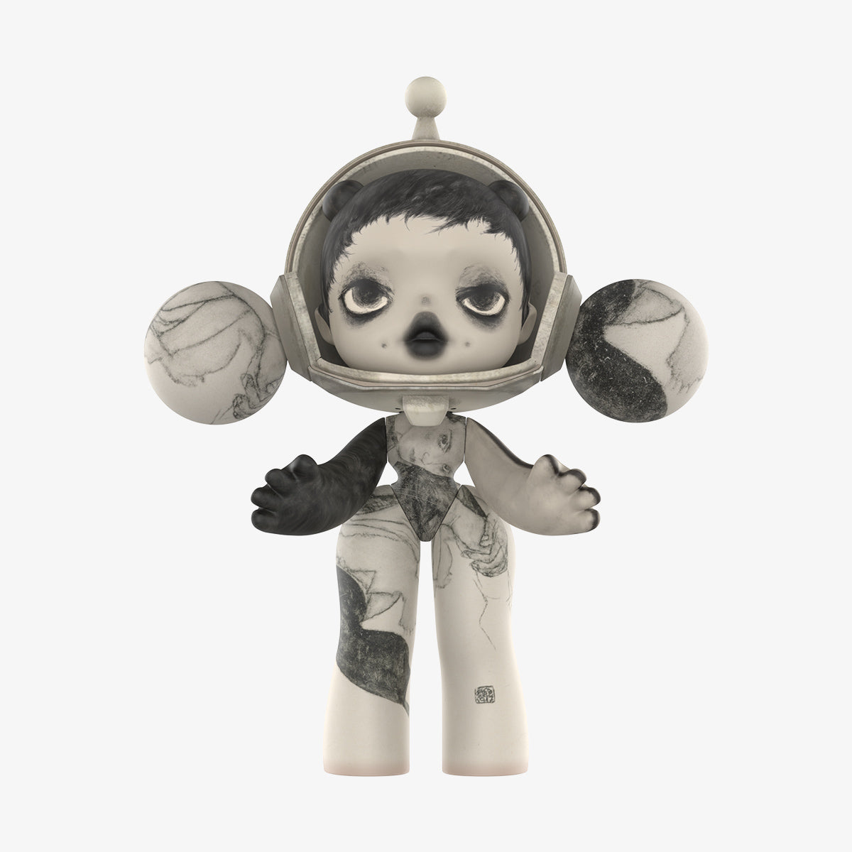trendytoybox-popmart-MEGA-SKULLPANDA-400%-Egon-Schiele