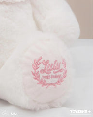 trendytoybox-toyzeroplus-LULU-THE-PIGGY-28cm-Bunny-LuLu-Plush-White