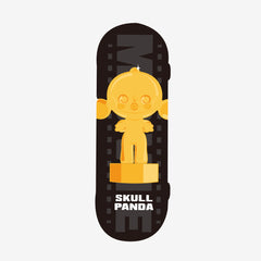 trendytoyboxSKULLPANDA -x -Action! -Cut! -Finger- Skateboard -Badge