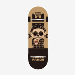 trendytoyboxSKULLPANDA -x -Action! -Cut! -Finger- Skateboard -Badge