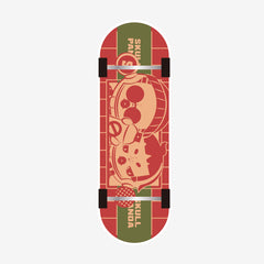trendytoyboxSKULLPANDA -x -Action! -Cut! -Finger- Skateboard -Badge