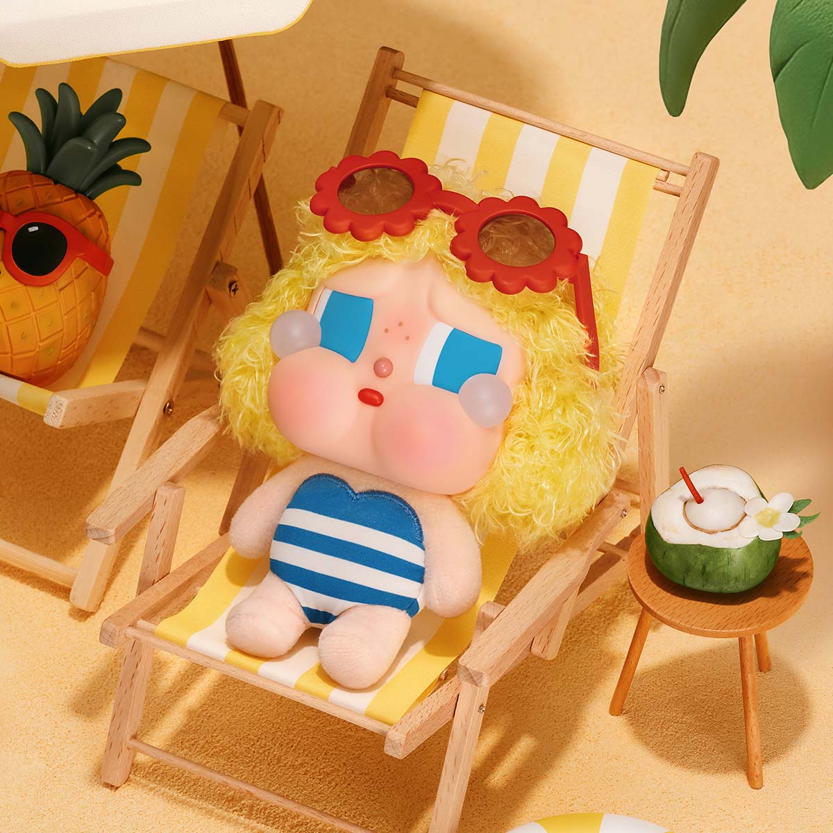 CRYBABY - Vacation Mode On Series Vinyl Plush Pendant