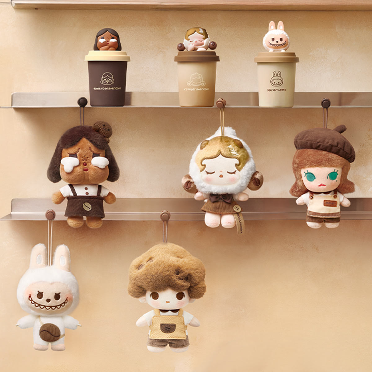 POP BEAN Coffee Factory Series - Plush Pendant Blind Box 