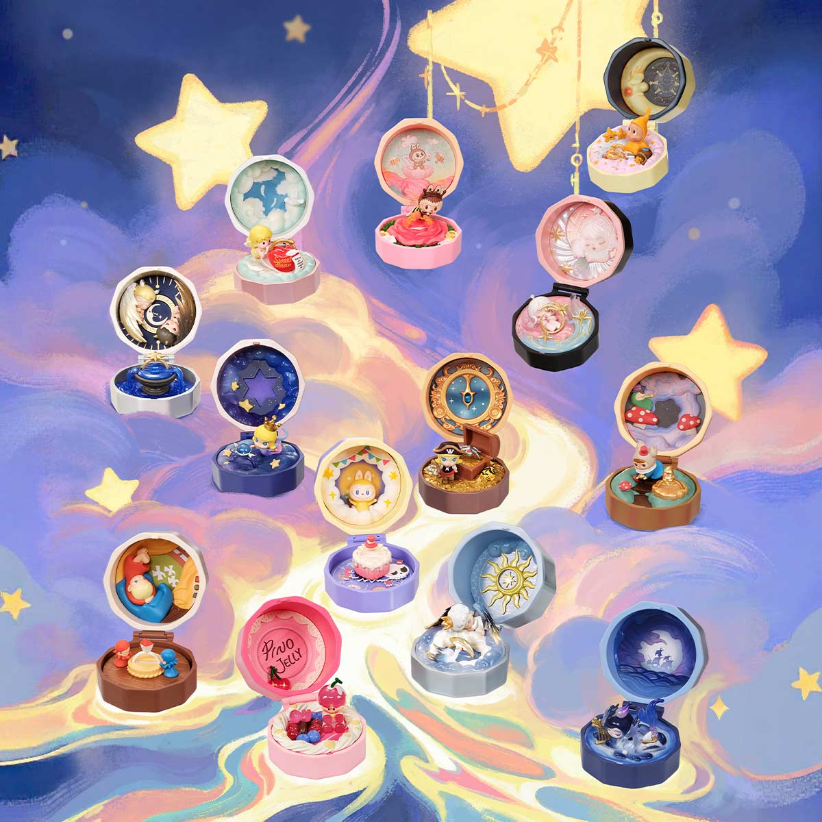 Pop Mart - Romantic Ring Box Series 4 Scene Sets Blind Box 