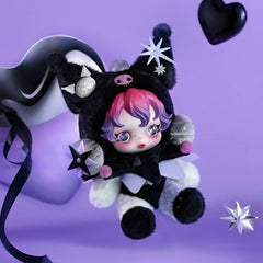 SKULLPANDA × KUROMI Vinyl Plush Doll Pendant