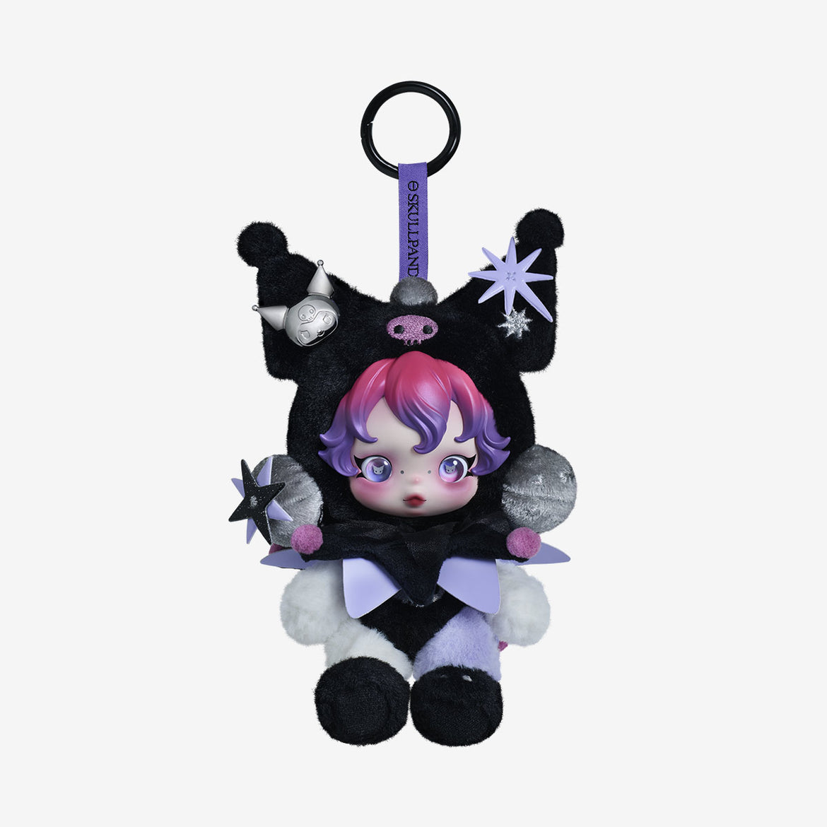 SKULLPANDA × KUROMI Vinyl Plush Doll Pendant - Trendy Toy Box – JB