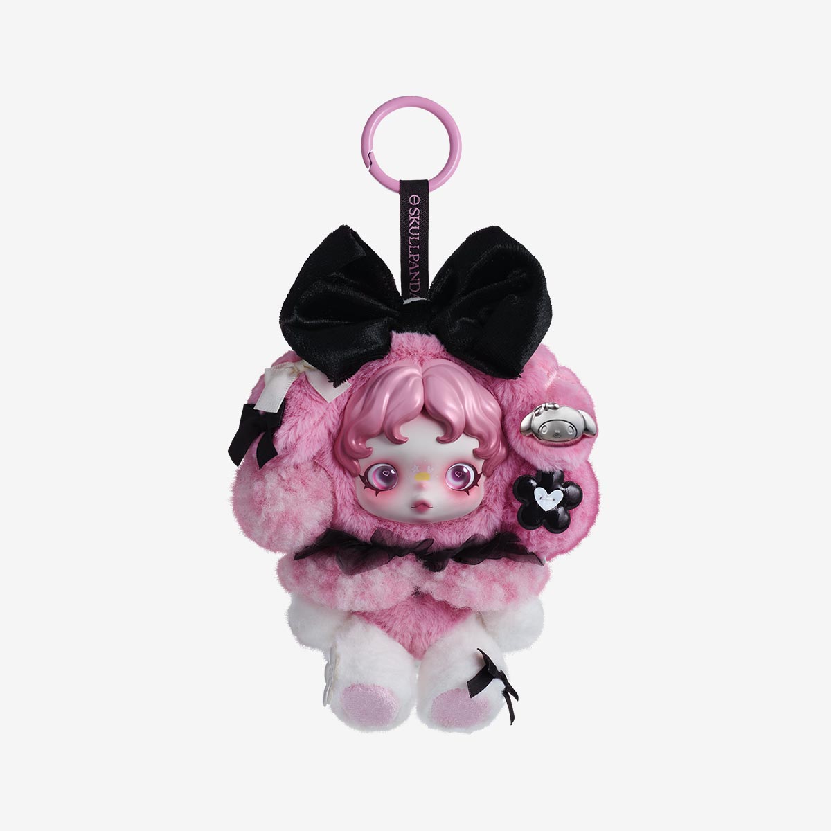 SKULLPANDA × MY MELODY Vinyl Plush Doll Pendant