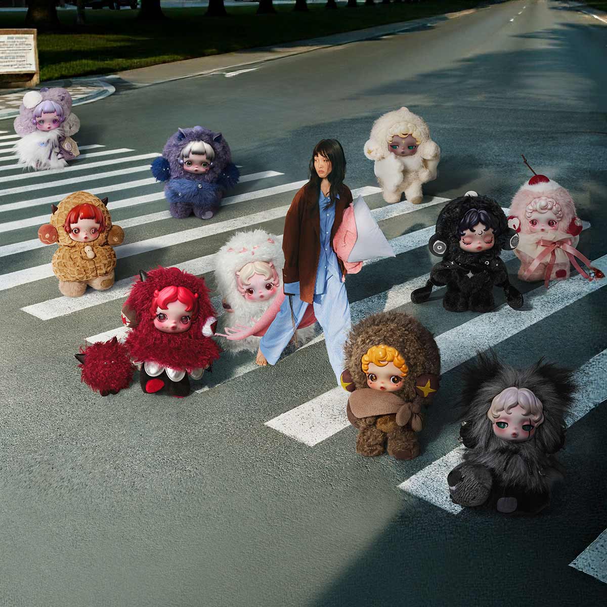 SKULLPANDA x You Found Me Series Plush Doll Pendant