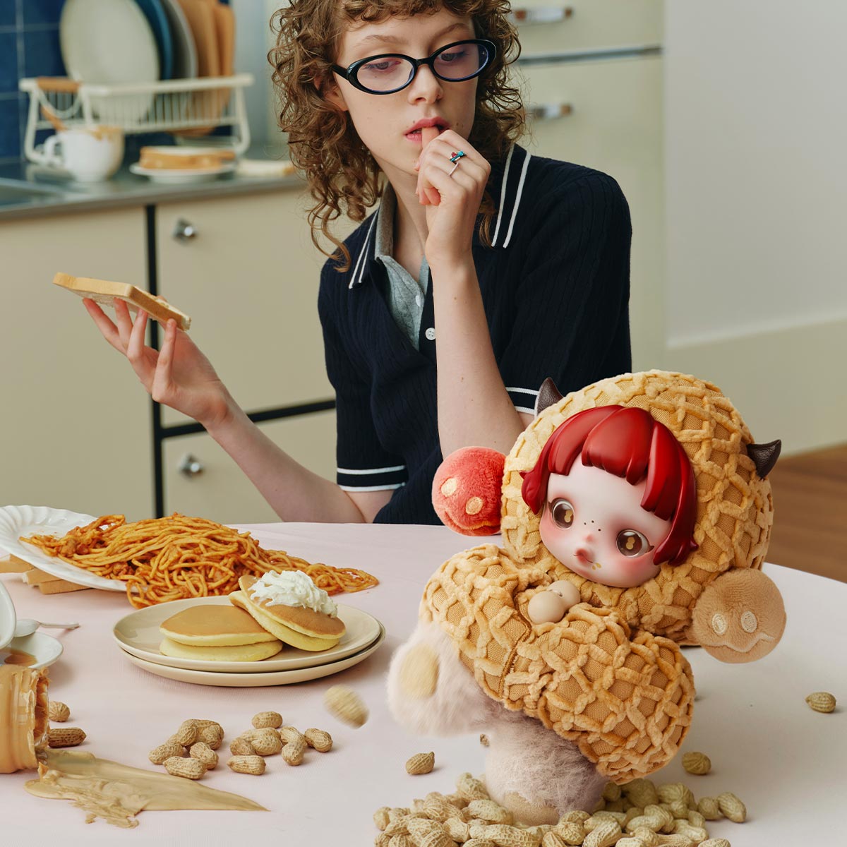 SKULLPANDA x You Found Me Series Plush Doll Pendant