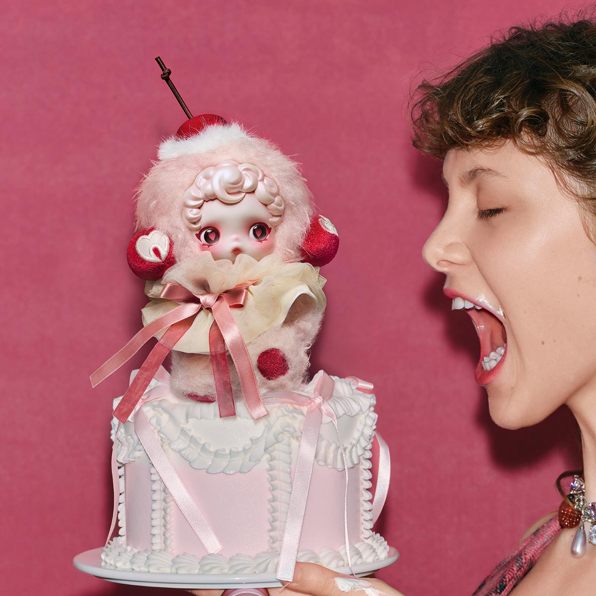 SKULLPANDA x You Found Me Series Plush Doll Pendant