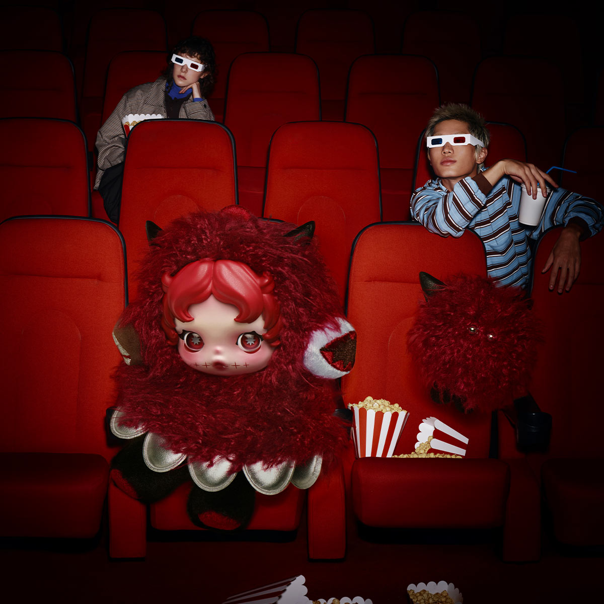 SKULLPANDA x You Found Me Series Plush Doll Pendant