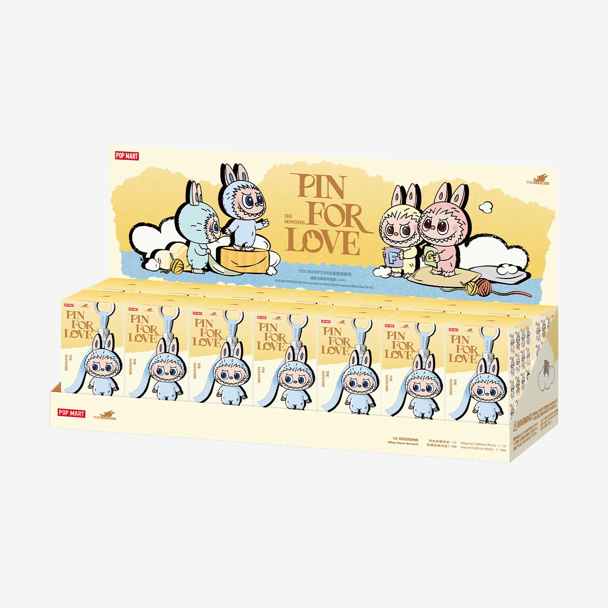 Trendy-Toy-Box-THE-MONSTERS-PIN-FOR-LOVE-SERIES-Vinyl-Plush-Pendant-Blind-Box (A-M)