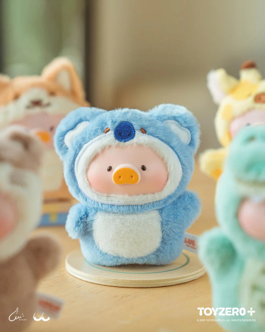 trendytoybox-LULU-THE-PIGGY-Animal-Party-Puppet-Show-PVC-Face-Plush-Keychain