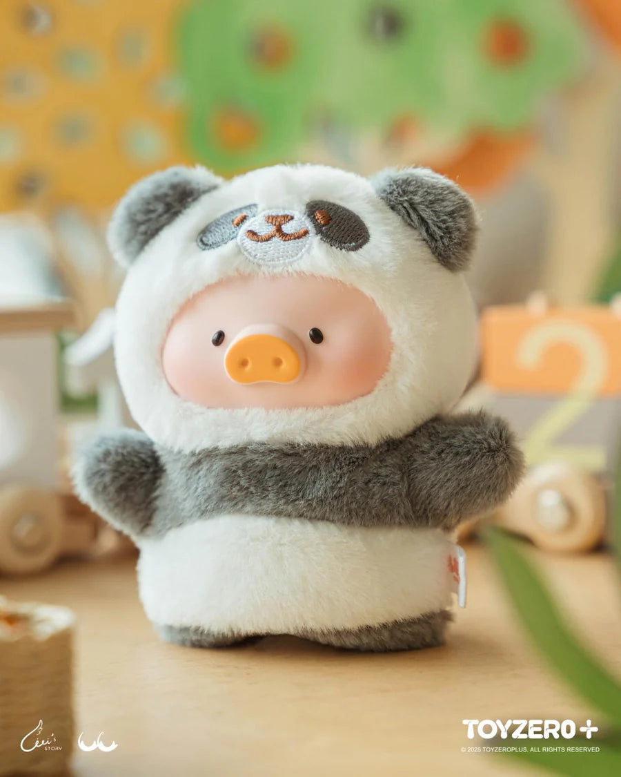 trendytoybox-LULU-THE-PIGGY-Animal-Party-Puppet-Show-PVC-Face-Plush-Keychain