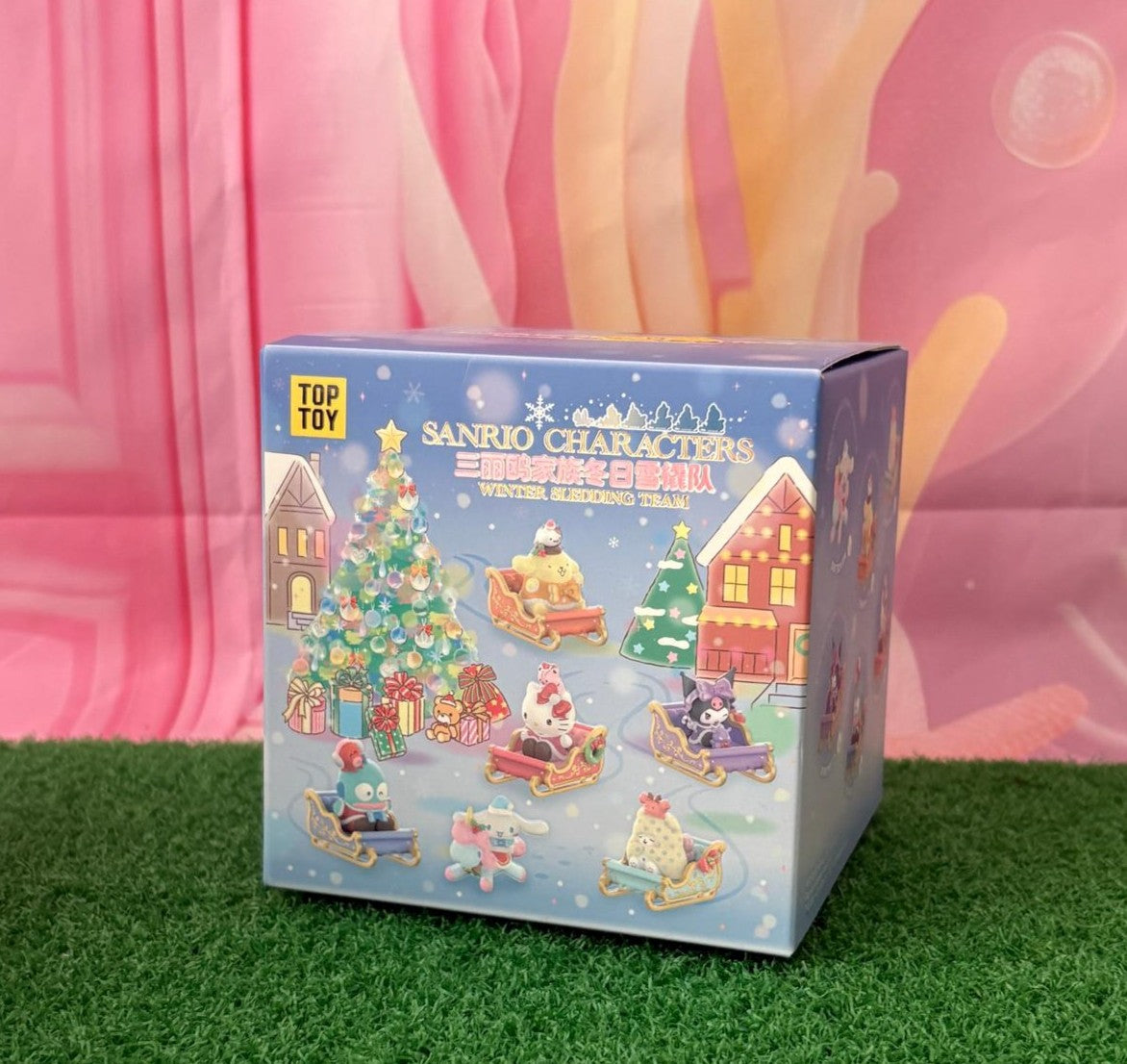 trendytoybox-SANRIO-CHARACTERS-Winter-Sledding-Team