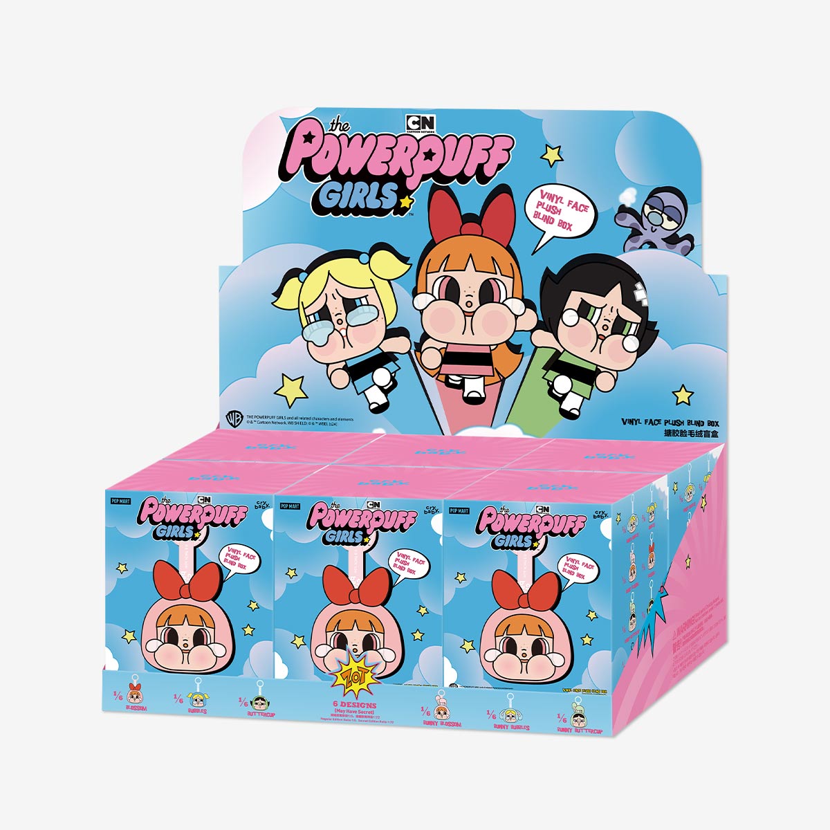 trendytoybox-popmart-CRYBABY-Powerpuff-Girls-Series-Vinyl-Face-Plush-Blind-Box