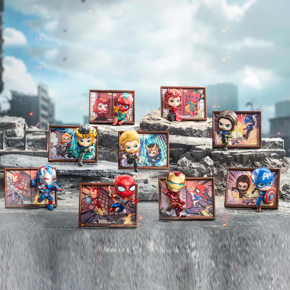 trendytoybox-popmart-MARVEL-Photo-Frame-Series-Figures