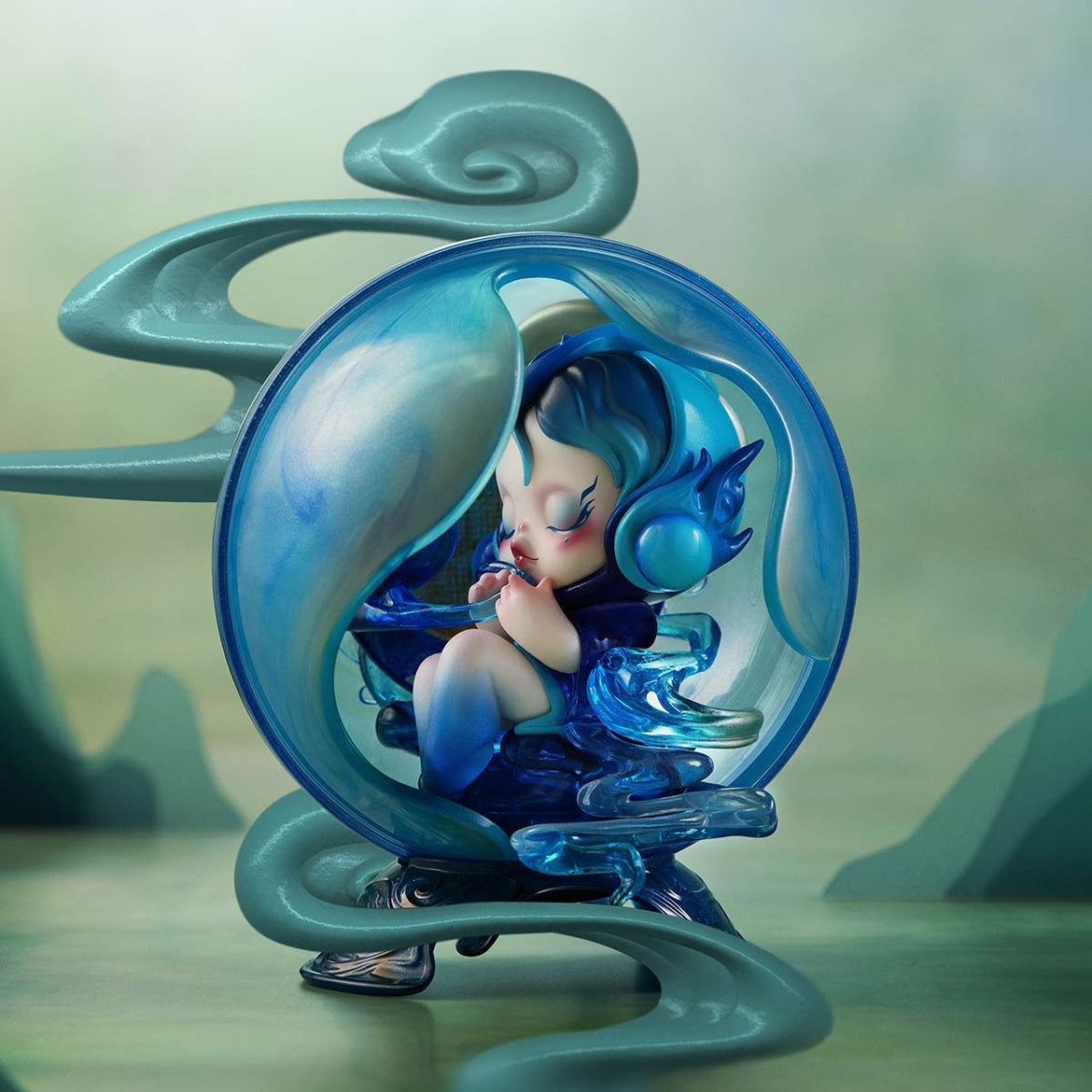 SKULLPANDA 18体セット　ケース付き 楽天市場】SKULLPANDA The Ink Plum Blossom シリーズ Type-C